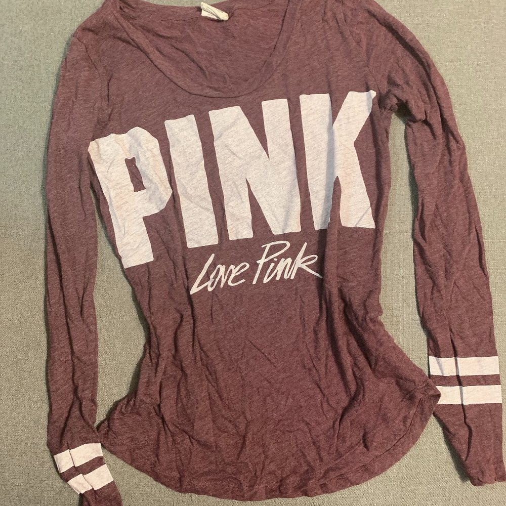 Burgundy Pink VS Shirt